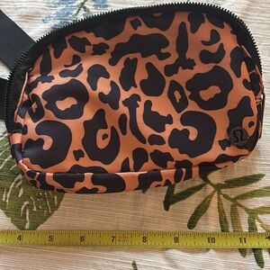 Lululemon Leopard Print Belt Bag this is a dupe